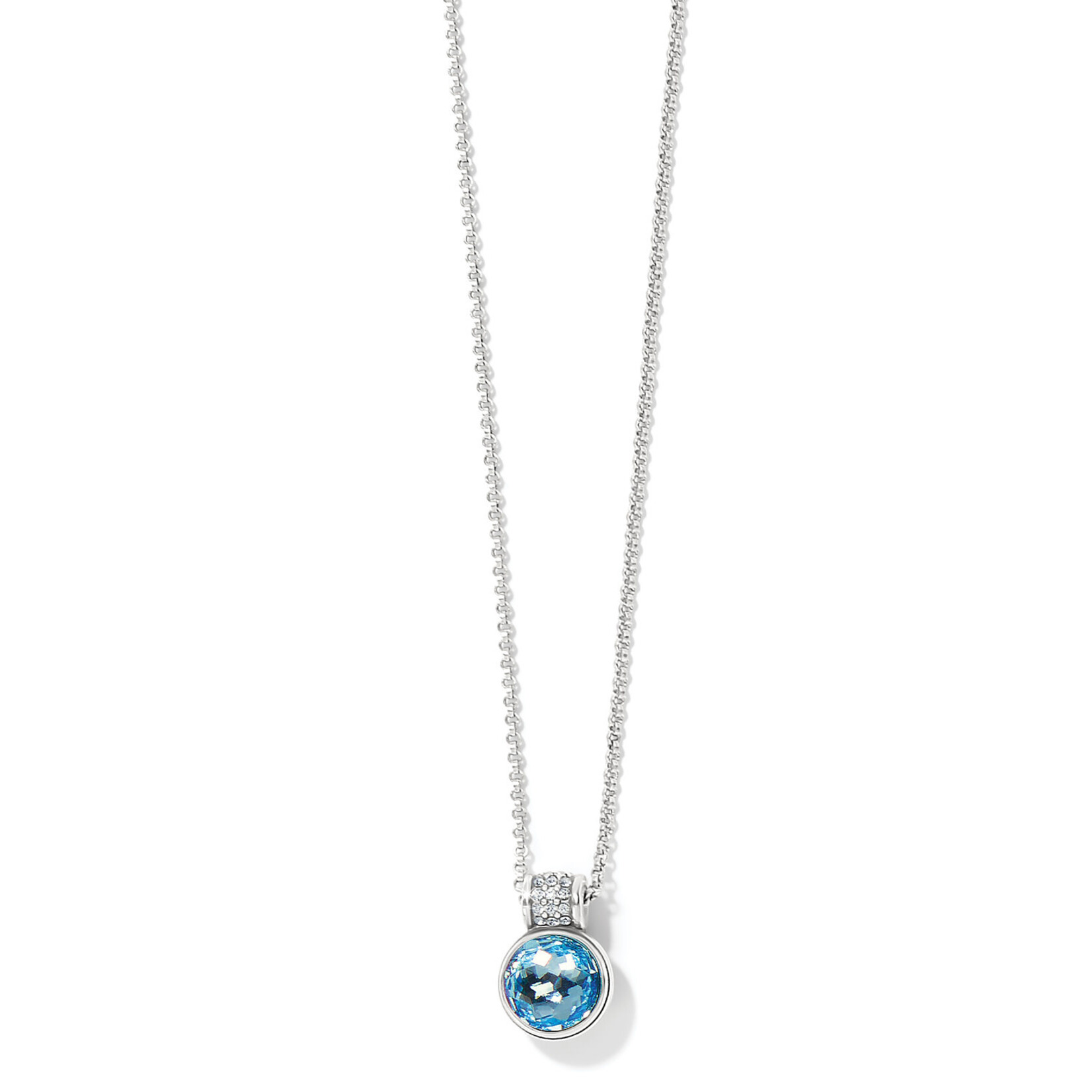 Brighton Meridian Aurora Petite Necklace Aquamarine