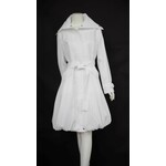 Samuel Dong Classic Bubble Coat in White