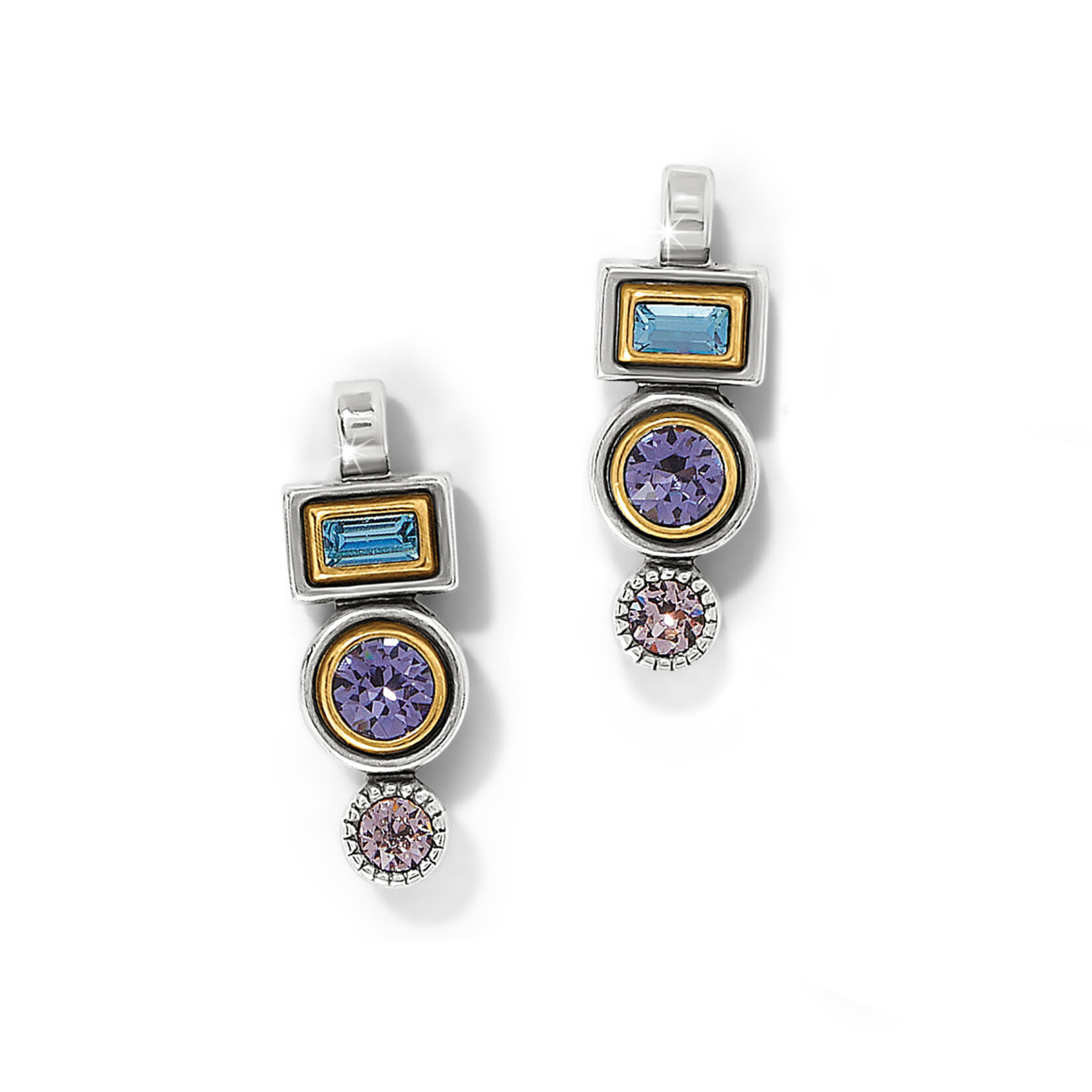 Brighton Halo Gleam Drop Post Earrings