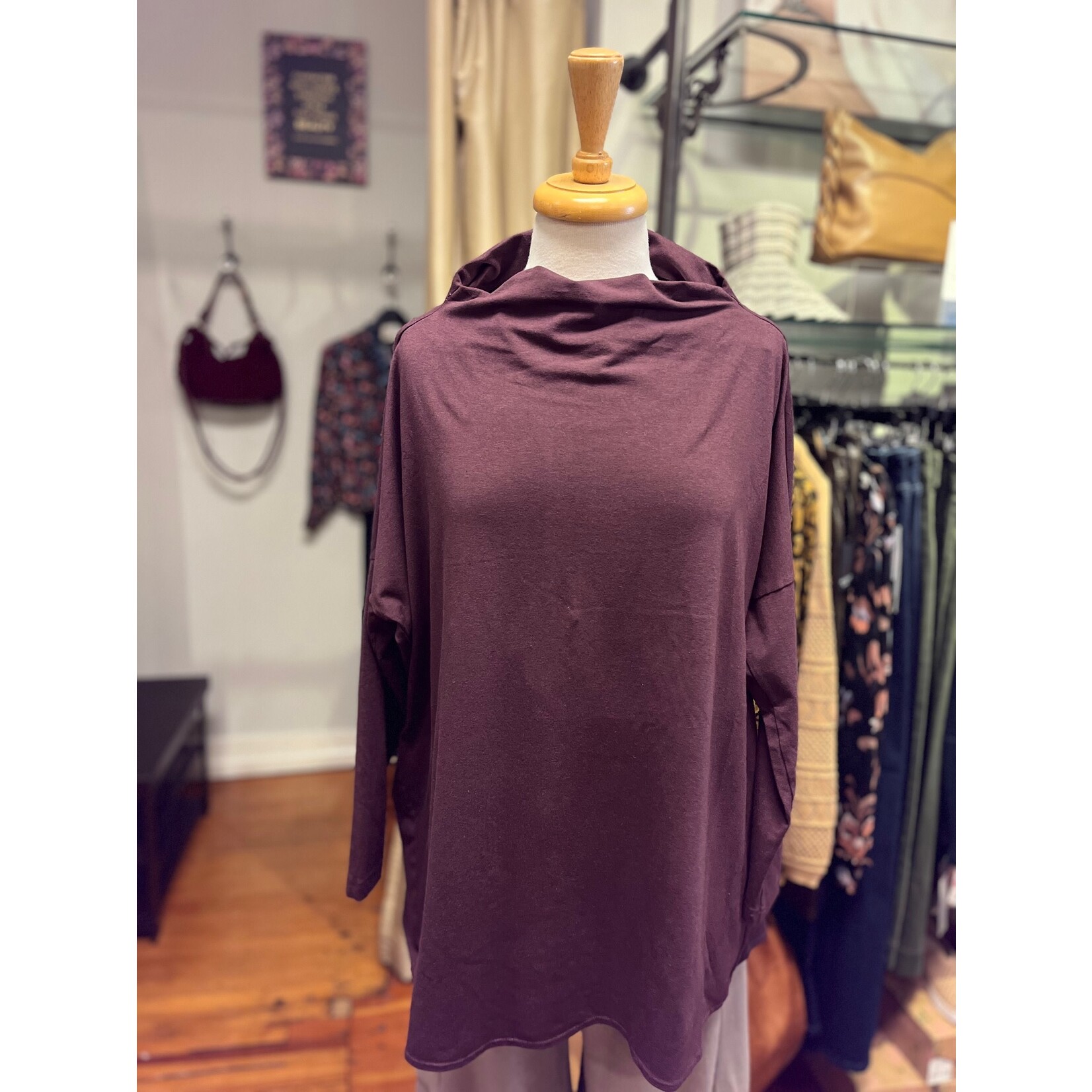 Bryn Walker Dimitri Tunic in Uvetta (Raisin)