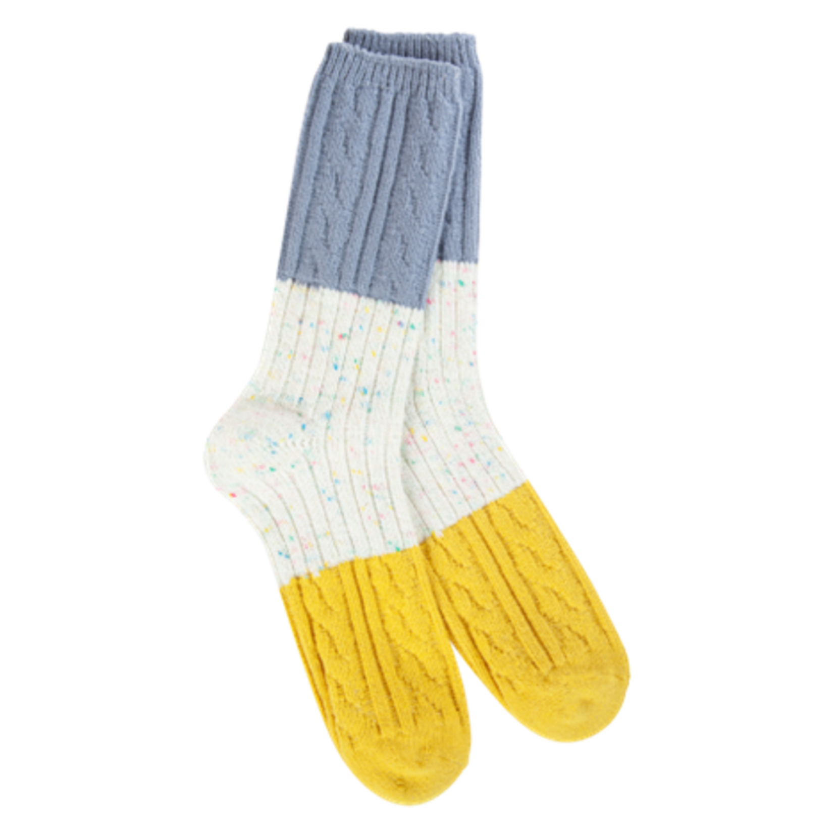 Weekend Confetti Cable Crew Sock