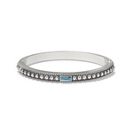 Brighton Pretty Tough Gem Hinged Bangle in Aqua