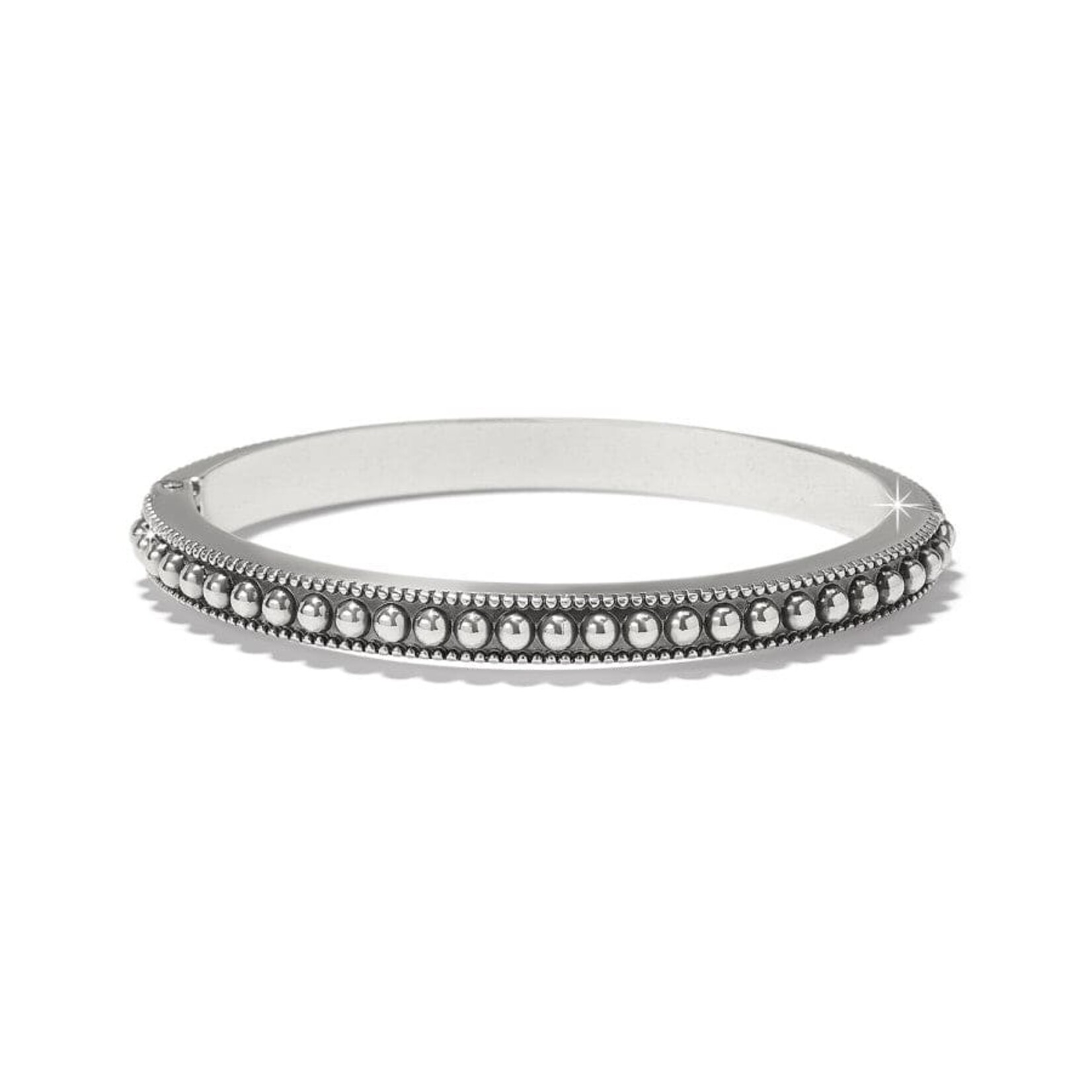 Brighton Pretty Tough Gem Hinged Bangle in Aqua