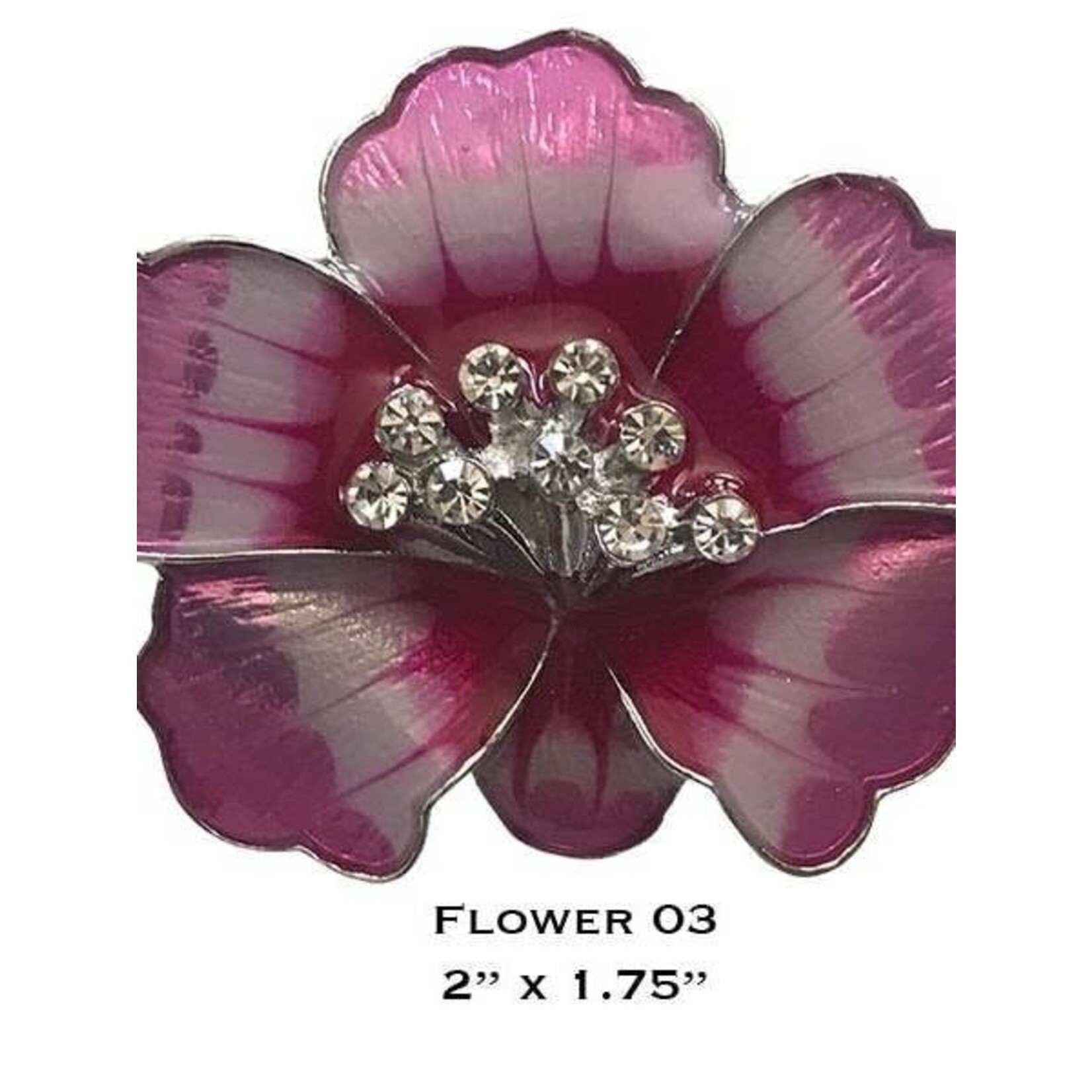 Magic Scarf Magnetic Flower Brooch, Pink