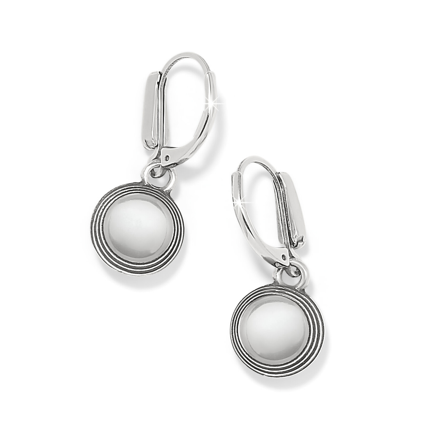 Brighton Meridian Aurora Leverback Earrings Gold Silver
