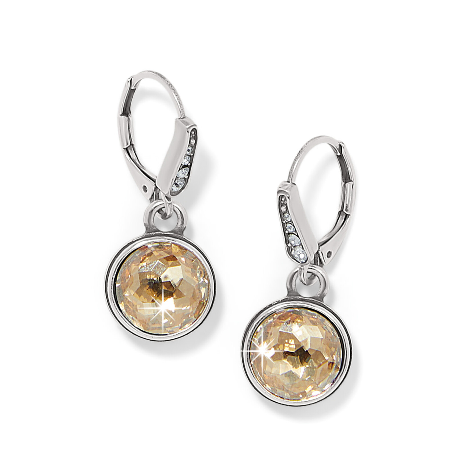 Brighton Meridian Aurora Leverback Earrings Gold Silver