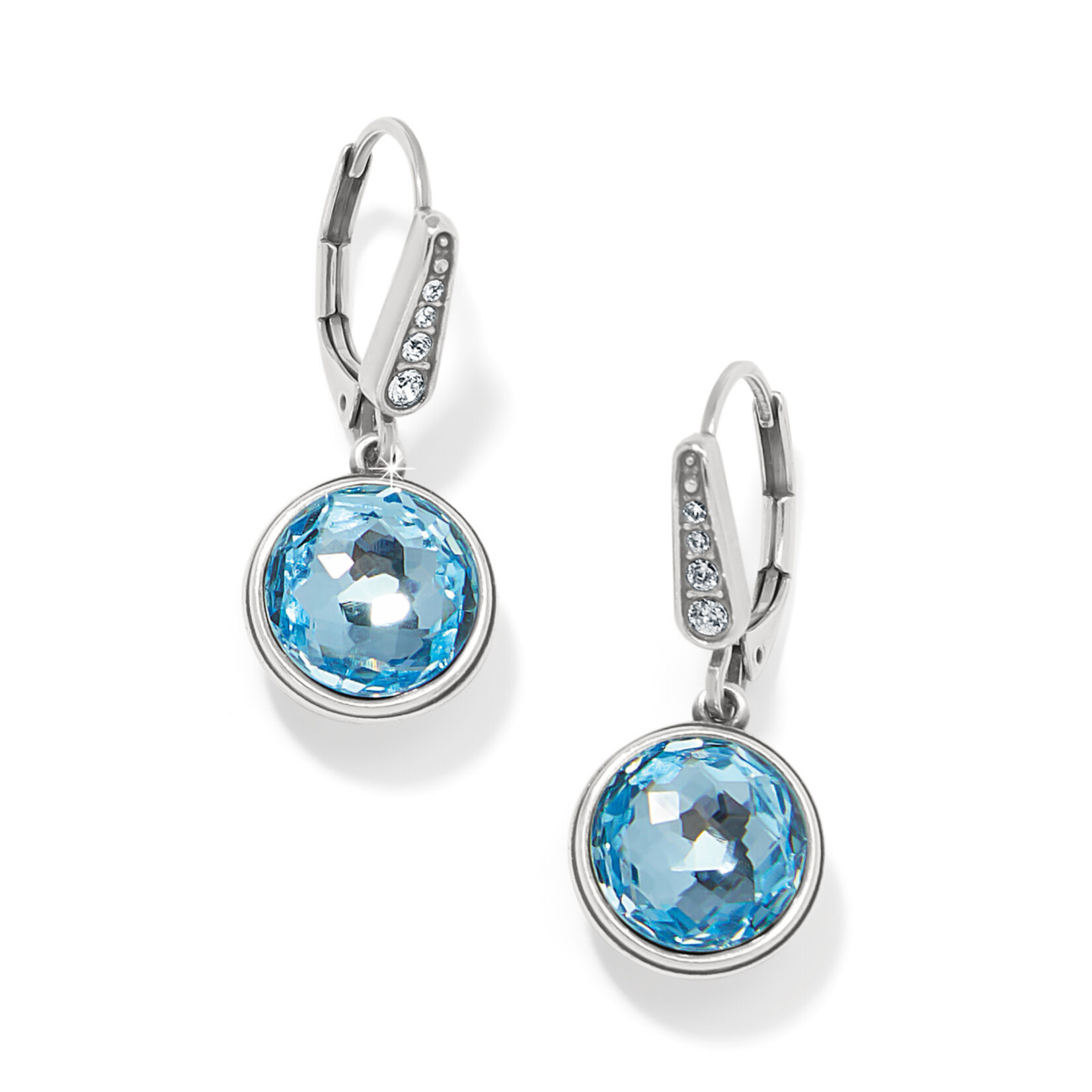 Brighton Meridian Aurora Leverback Earrings Aqua