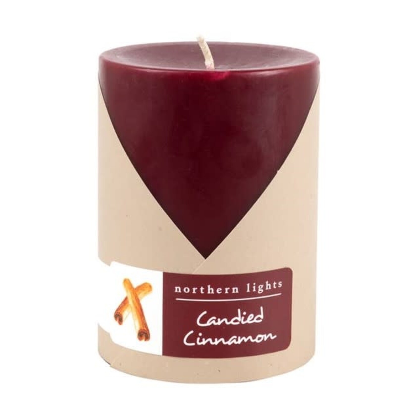 Northern Lights 3x4 Fragranced Pillar | Candied Cinnamon