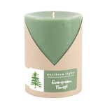 Northern Lights 3x4 Fragranced Pillar | Evergreen Forest