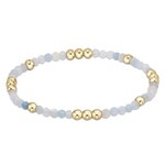 enewton Design WORTHY PATTERN 3MM BEAD BRACELET - AQUAMARINE