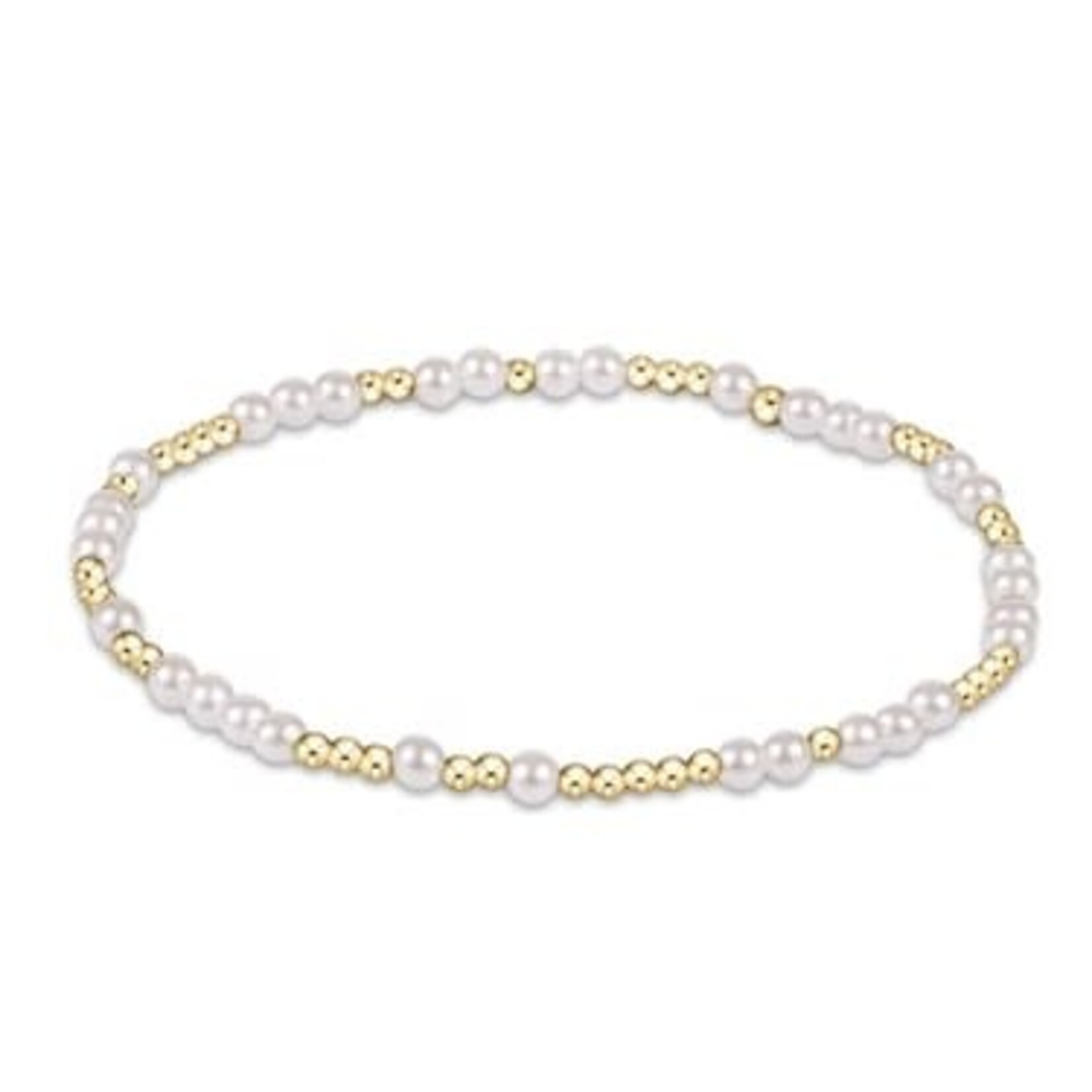 enewton Design HOPE UNWRITTEN 3MM BEAD BRACELET - PEARL