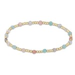 enewton Design GEMSTONE GOLD SINCERITY PATTERN 3MM BEAD BRACELET - HOT MESS