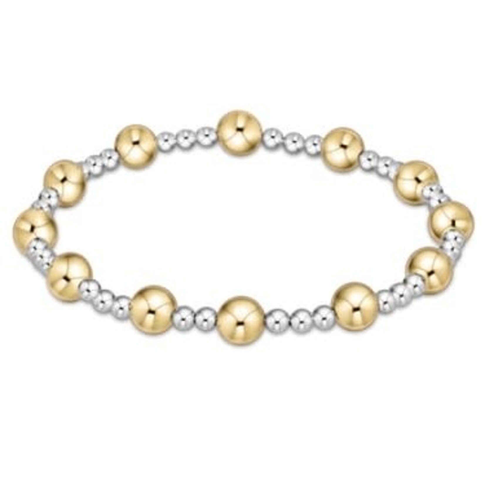 enewton Design enewton Extends - Classic Sincerity Pattern 6mm Bead Bracelet - Mixed Metal