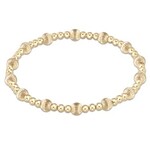 enewton Design Dignity Sincerity Pattern 5mm Bead Bracelet - Gold