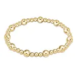 enewton Design Classic Sincerity Pattern 6mm Bead Bracelet - Gold