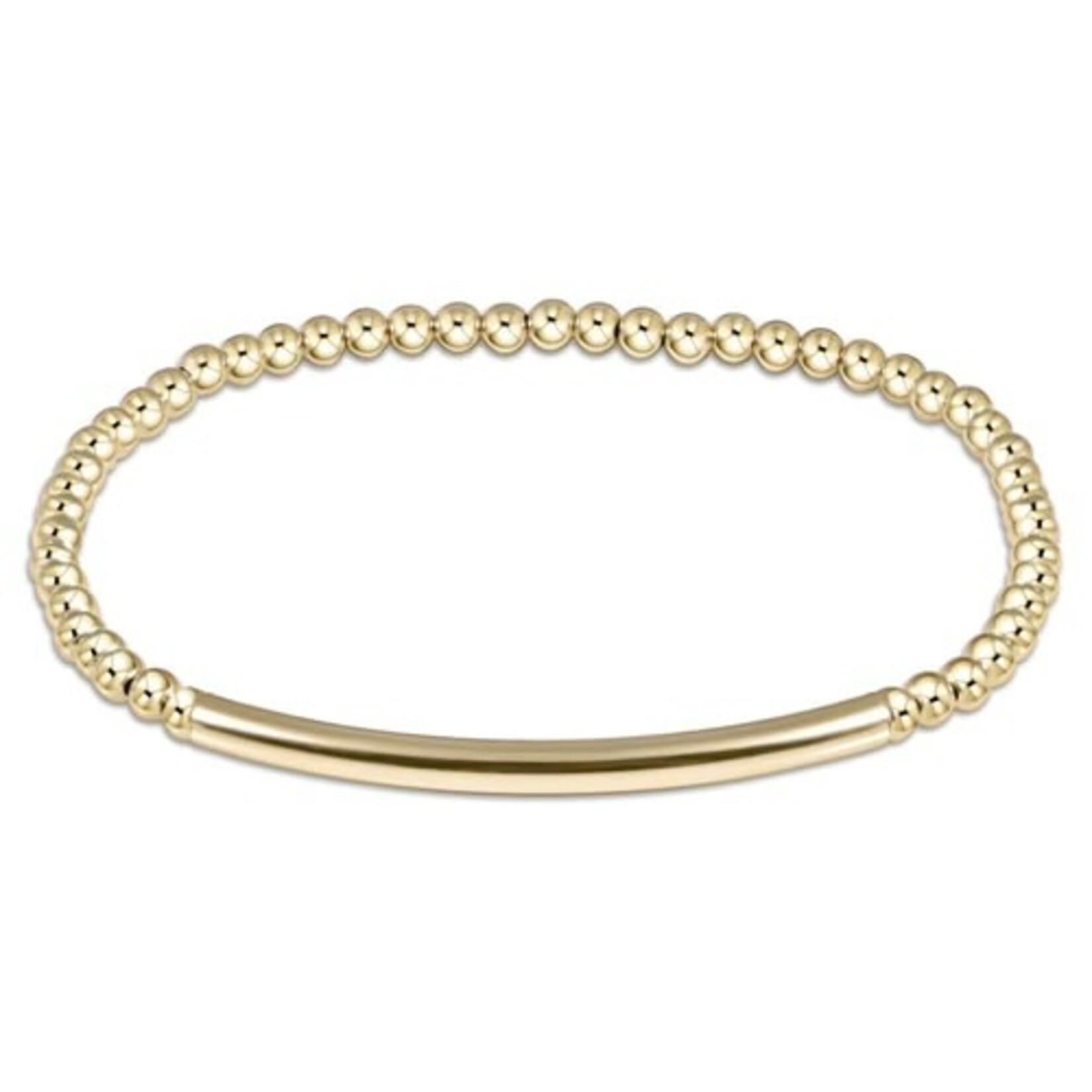 enewton Design CLASSIC GOLD 3MM BEAD BRACELET - BLISS BAR SMOOTH