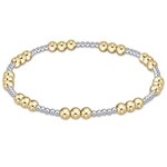 enewton Design Classic Joy Pattern 4mm Bead Bracelet - Mixed Metal