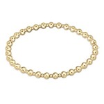 enewton Design CLASSIC GRATEFUL PATTERN 5MM BEAD BRACELET - GOLD