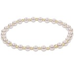 enewton Design CLASSIC GRATEFUL PATTERN 4MM BEAD BRACELET - PEARL