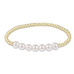 enewton Design CLASSIC GOLD BEADED BLISS 3MM BEAD BRACELET - 6MM PEARL