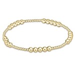enewton Design CLASSIC BLISSFUL PATTERN 2MM BEAD BRACELET - 4MM GOLD