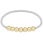 enewton Design Classic Beaded Bliss 3mm Bead Bracelet - 6mm - Mixed Metal