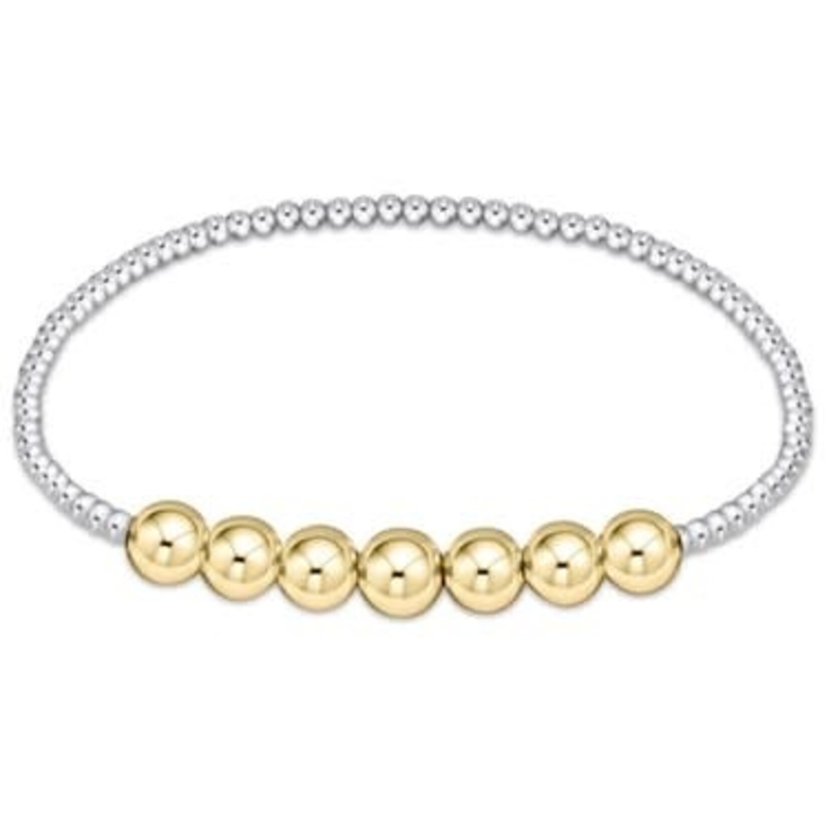 enewton Design Classic Beaded Bliss 3mm Bead Bracelet - 6mm - Mixed Metal