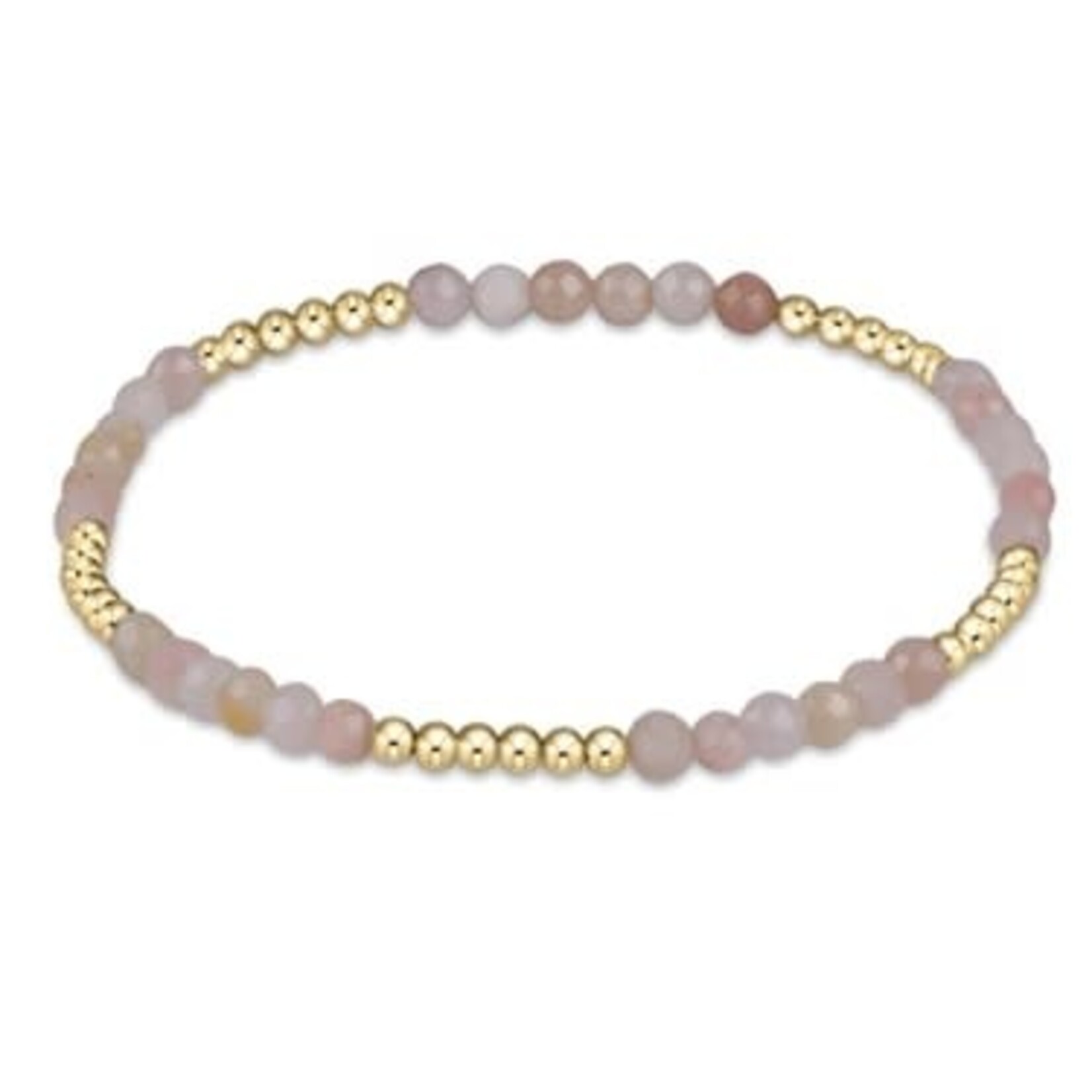 enewton Design BLISSFUL PATTERN 2.5MM BEAD BRACELET - PINK OPAL