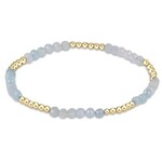 enewton Design BLISSFUL PATTERN 2.5MM BEAD BRACELET - AQUAMARINE