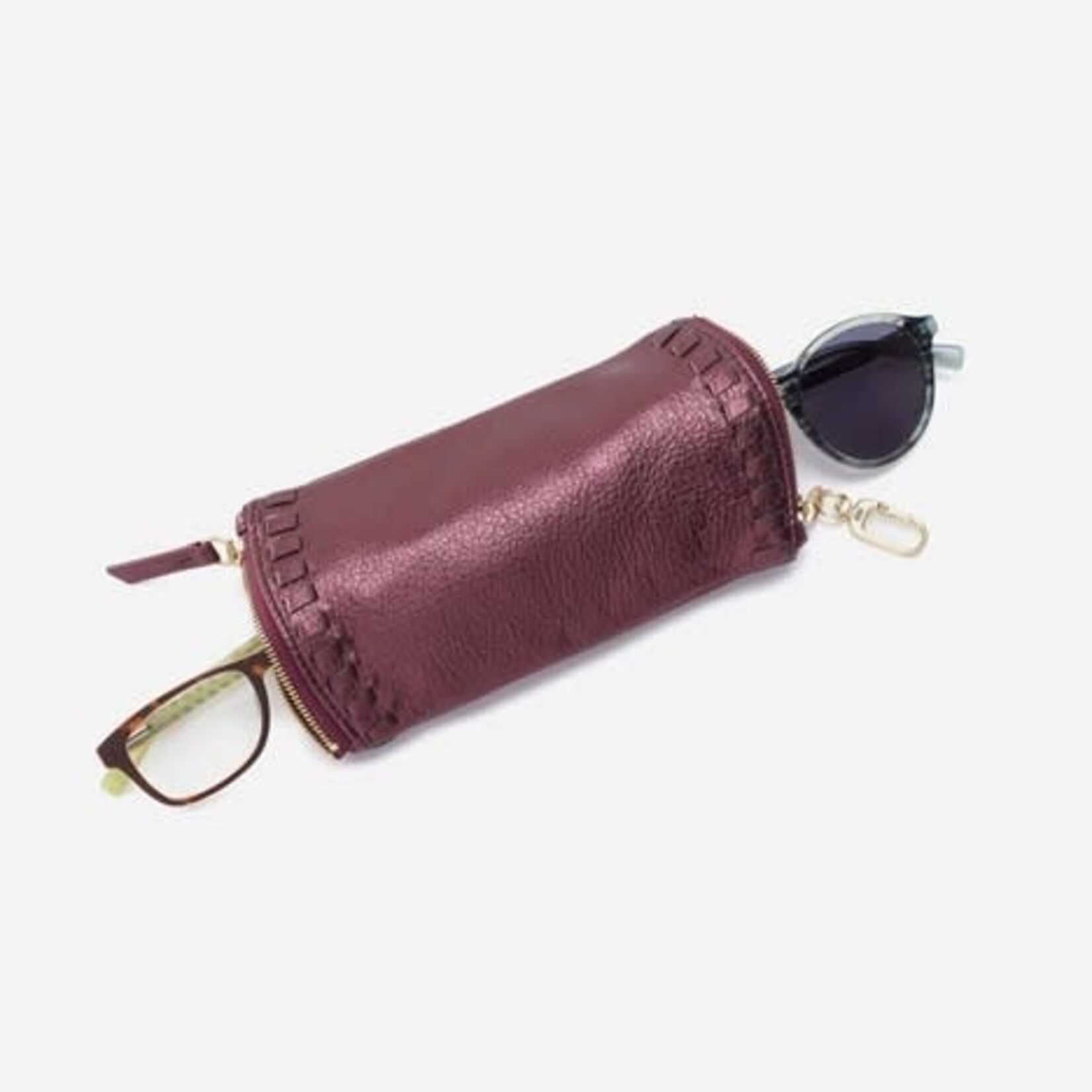 HOBO Spark Double Eyeglass Case in Frosted Plum