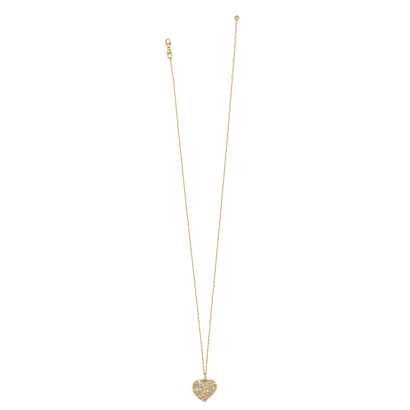 Brighton Trust Your Journey Convertible Reversible Large Heart Necklace