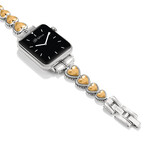 Brighton Pretty Tough Two Tone Heart Watch Band