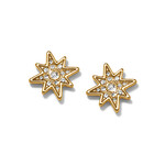 Brighton Enchanting Star Post Earrings Gold