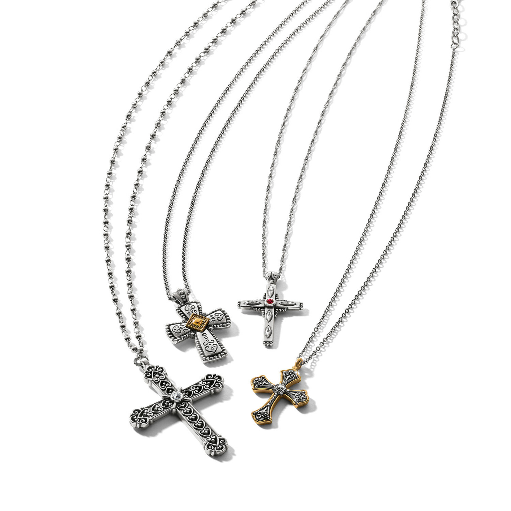 Brighton Byzantium Cross Necklace