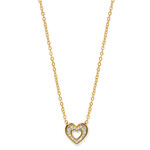 Brighton Enchanting Heart Necklace Gold