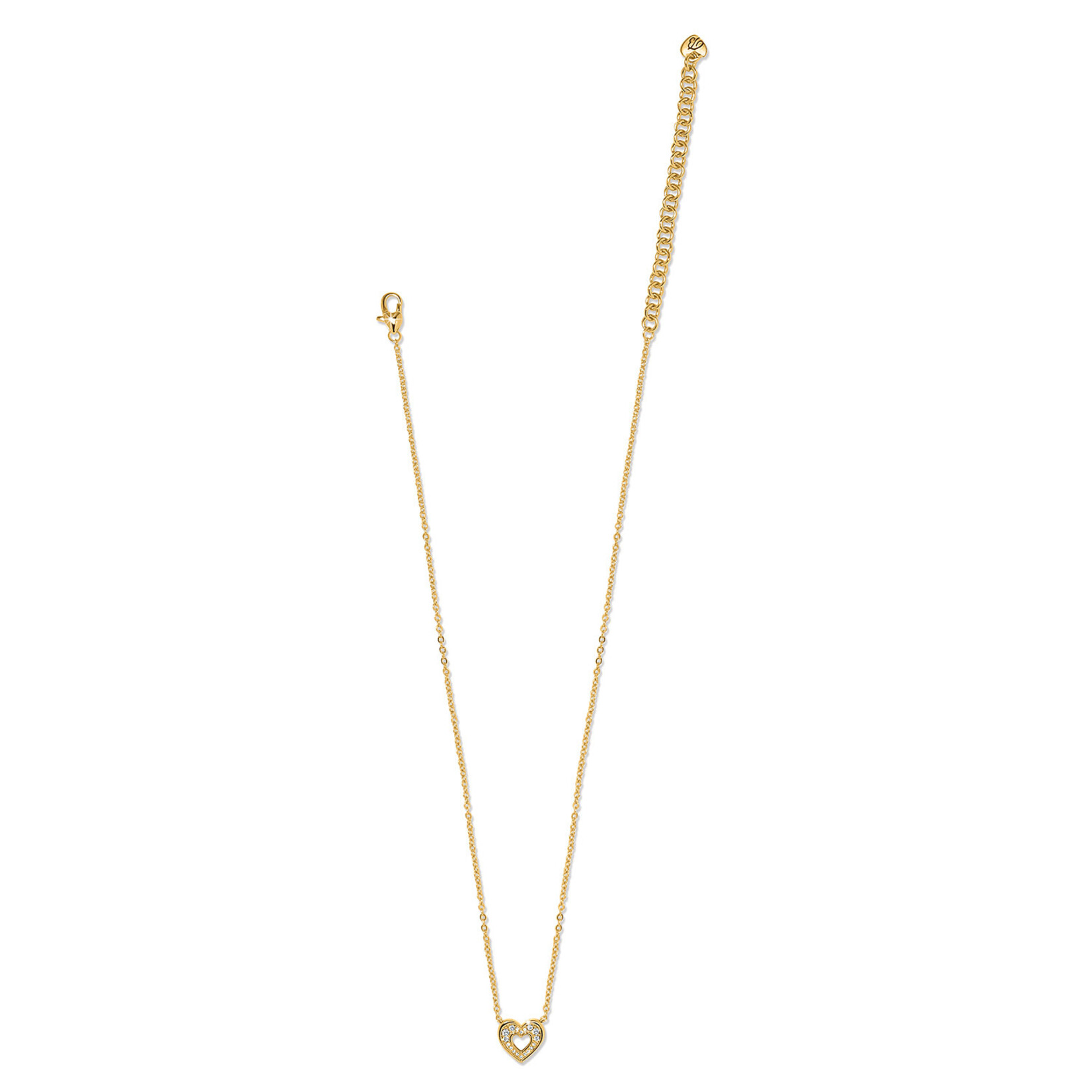 Brighton Enchanting Heart Necklace Gold