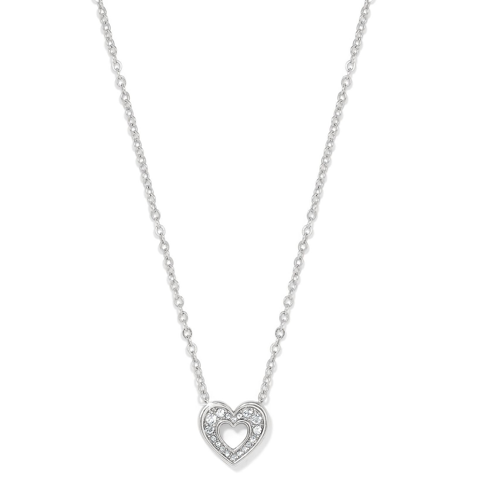 Brighton Enchanting Heart Necklace Silver