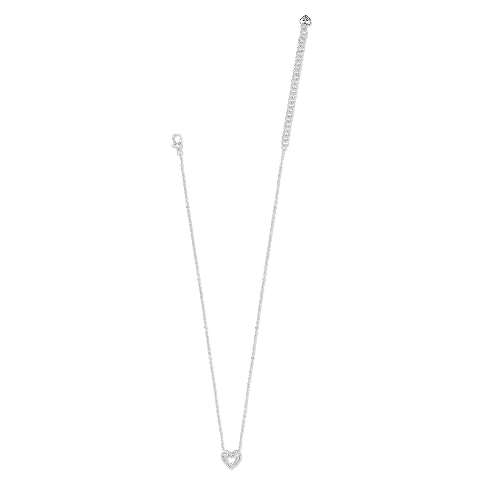Brighton Enchanting Heart Necklace Silver