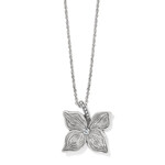 Brighton Everbloom Flower Necklace Silver