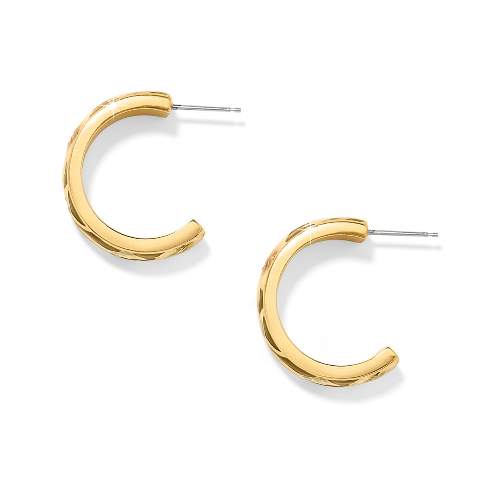 Brighton Botanique Butterfly Hoop Earrings