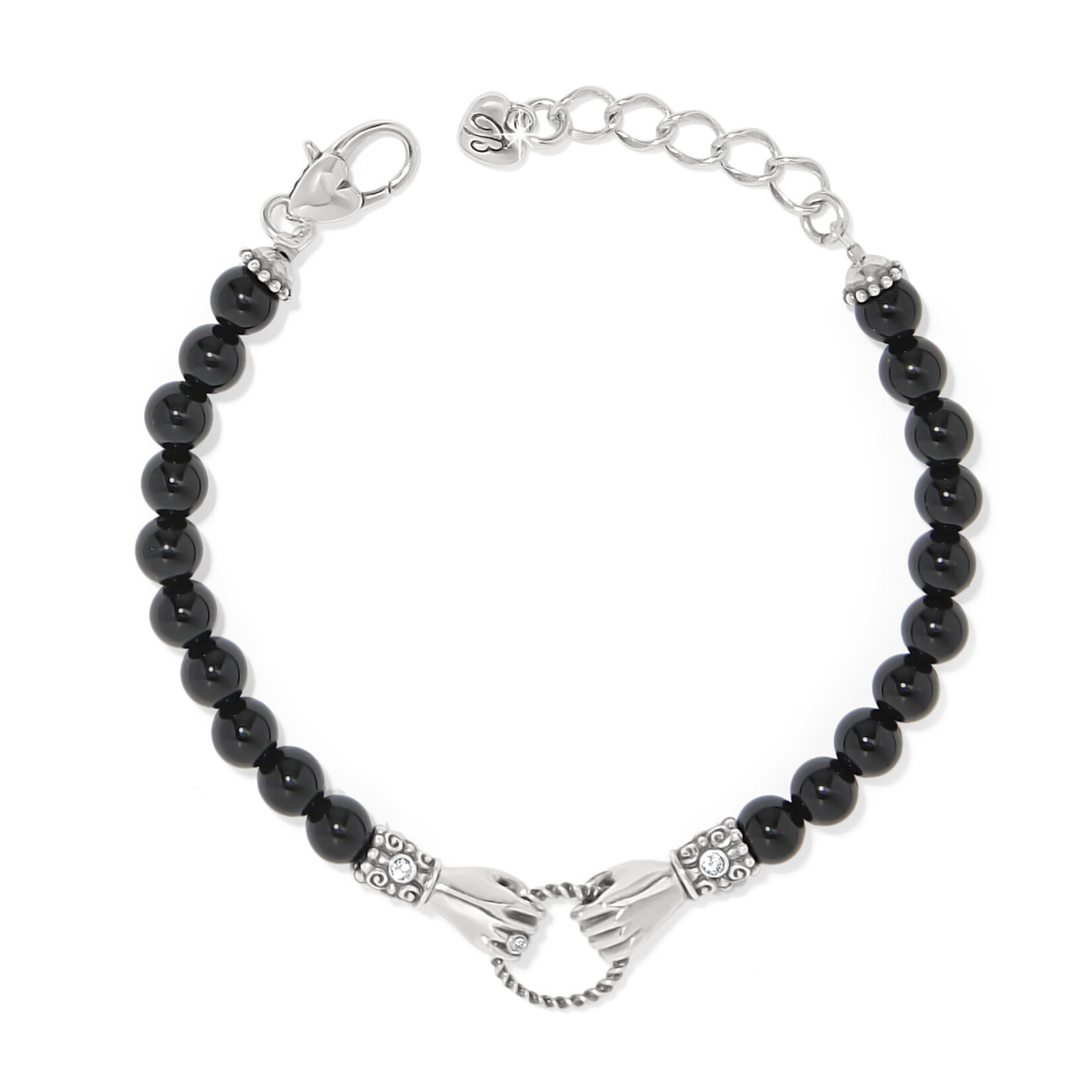 Brighton Loving Hands Black Bracelet