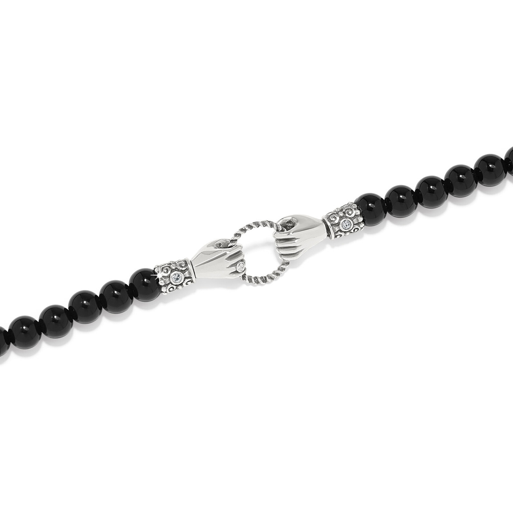 Brighton Loving Hands Black Bracelet