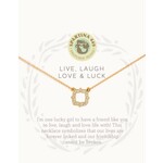 Spartina Sea La Vie Necklace 18" Luck/Quatrefoil Gold