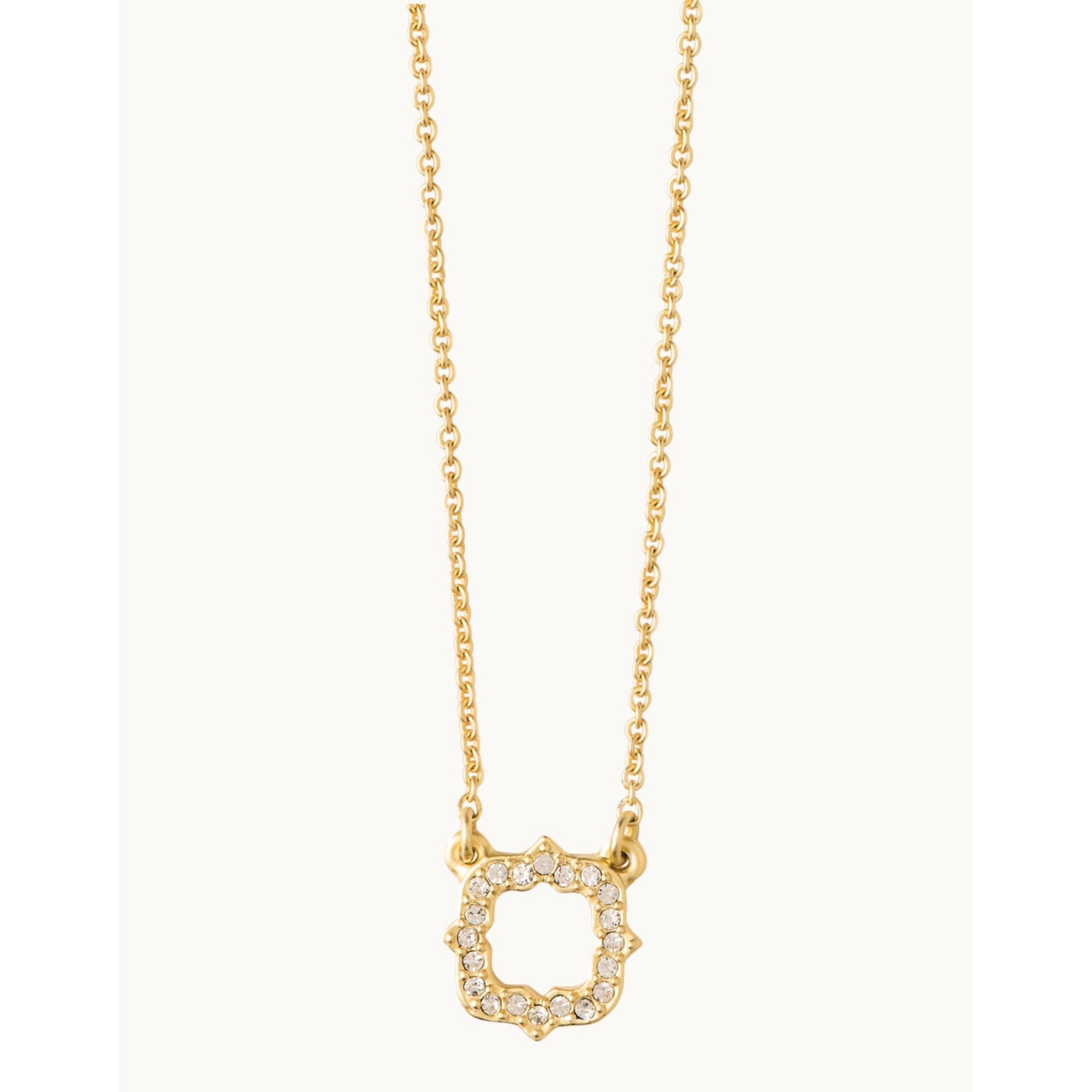 Spartina Sea La Vie Necklace 18" Luck/Quatrefoil Gold