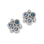 Brighton Constella Cluster Blue Post Earrings