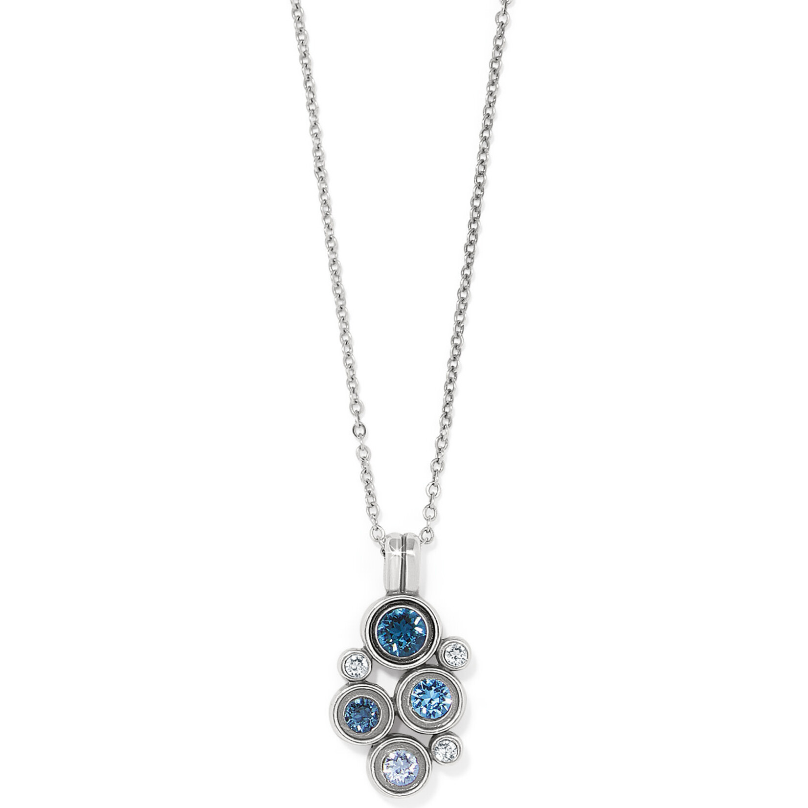 Brighton Constella Cluster Blue Necklace