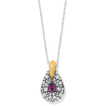 Brighton Mystery Of Love Two Tone Necklace Amethyst