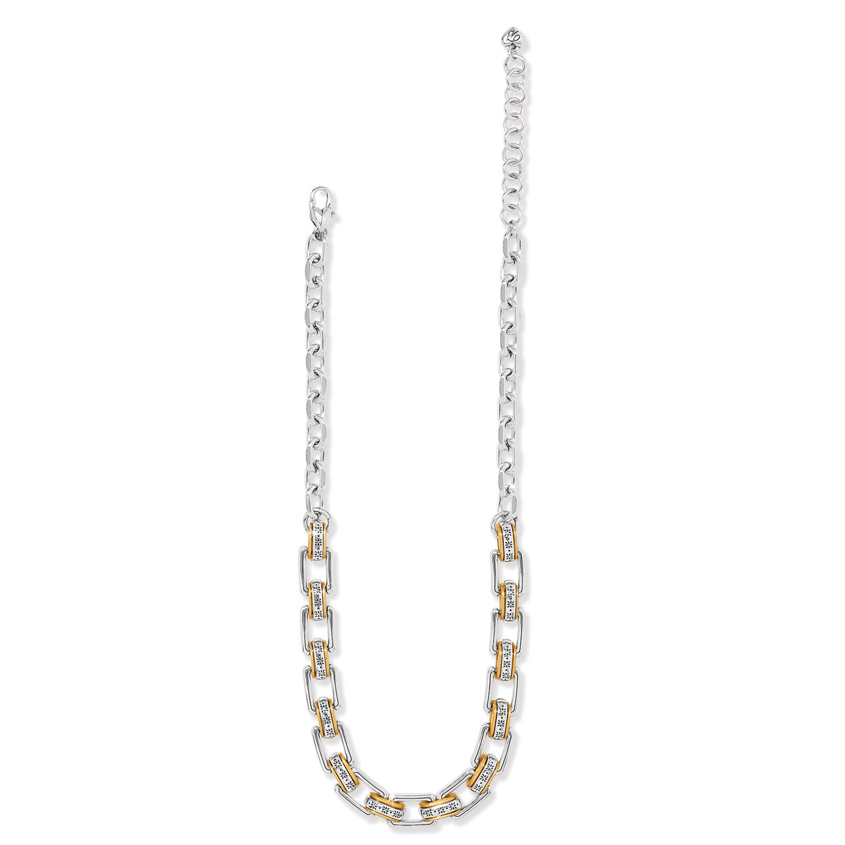 Brighton Mosaic Two Tone Links Necklace