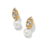 Brighton Trust Your Journey Pearl Drop Earrings