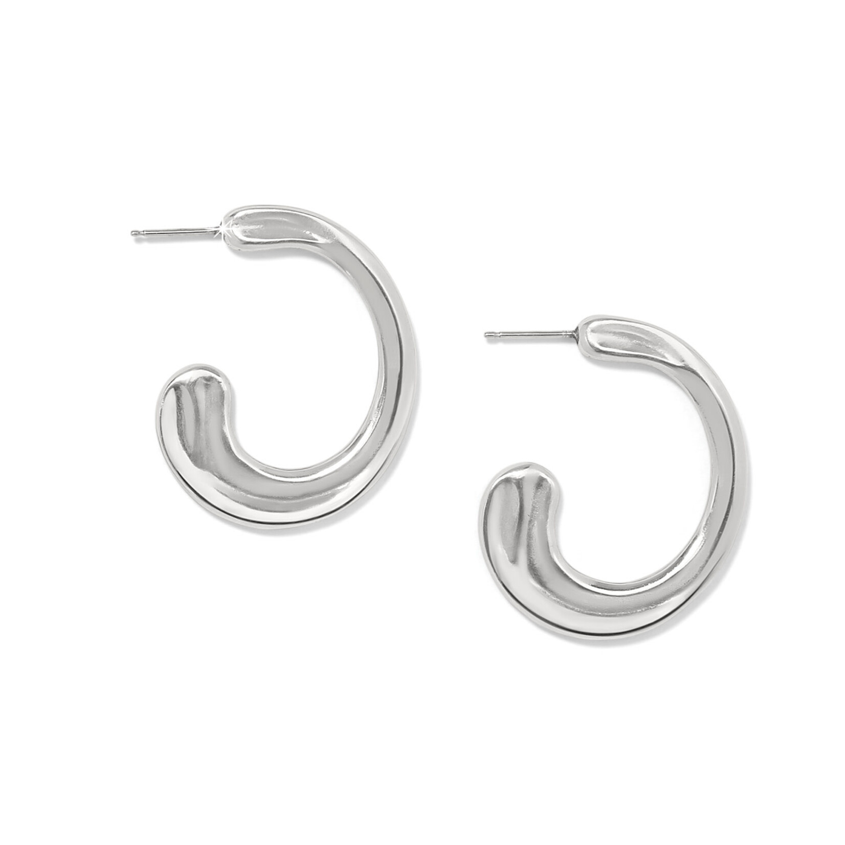 Brighton Cascade Silver Hoop Earrings